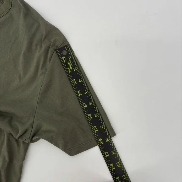 Lululemon All Yours Short Sleeve T-shirt Mens Size Large Green Athletic READ! - Picture 5 of 6